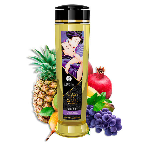 Shunga - Aceite de Masaje Erótico Libido 240 ml: Un Viaje Sensual y Afrodisíaco